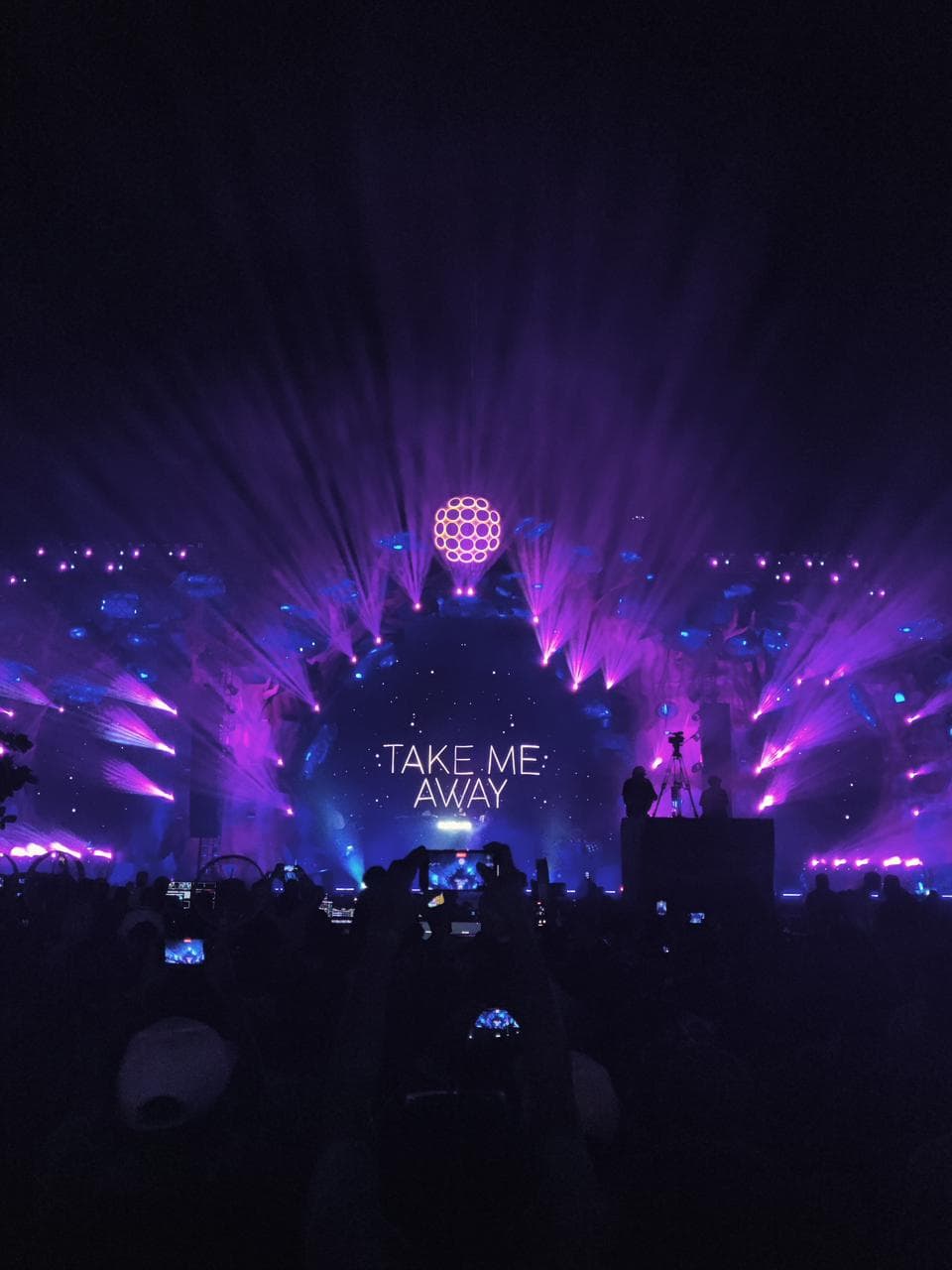 Outdoor festival entrance